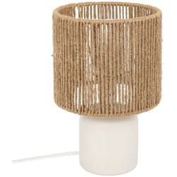 Atmosphera - Lampe à poser Koby blanc H24cm créateur d'intérieur