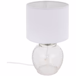 La lampe à poser "Teva" au style contemporain est idéale pour éclairer n'importe quelle pièce de votre maison. Ampoule compat ...