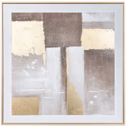 La toile peinte encadrée "Helga" Atmosphera habillera joliment vos murs avec son style abstrait. Elle possède des touches de ...
