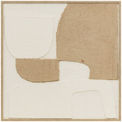 Atmosphera - Déco mural 3D Amari beige 70x70cm créateur d'intérieur