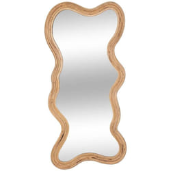 Miroir organique Maggie rotin 179x86cm Atmosphera créateur d'intérieur