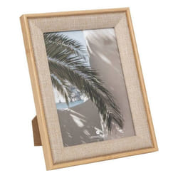 Cadre Photo Zera Tissu Beige 13x18cm Atmosphera Créateur D'Intérieur