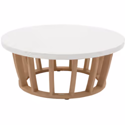 Cet été, recevez confortablement vos convives autour d'un apéritif avec la table basse "LEMINDO" Hespéride. Des dimensions gé ...