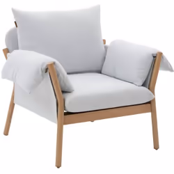 Le fauteuil de salon de jardin "ODEMILIA" Hespéride vous permettra d'aménager un coin détente en extérieur. Du mobilier conte ...