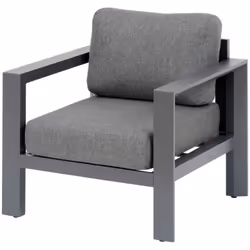 Élégant et intemporel, le fauteuil de salon de jardin "ÉVASION" Hespéride est idéal pour aménager un espace convivial en exté ...