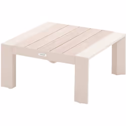 Indispensable dans l'aménagement d'un salon d'extérieur, la table basse de jardin carrée "ÉVASION" Hespéride est un meuble fa ...