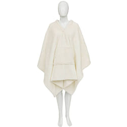 Atmosphera - Plaid sweat fourrure Aksel blanc taille unique créateur d'intérieur