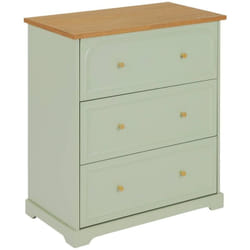 Commode Mohéa vert céladon 3 tiroirs Atmosphera créateur d'intérieur
