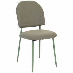 Avec sa couleur tendance accordée à ses pieds, la chaise "Kamili" Atmosphera trouvera naturellement sa place dans votre intér ...