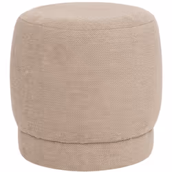 Ajoutez une touche de confort irrésistible et de style contemporain à votre intérieur avec le Pouf Bouclette Amea Taupe d'Atm ...