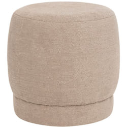 Atmosphera - Pouf Bouclette Amea Taupe