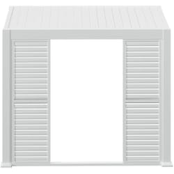 Hesperide - Persienne coulissante pour pergola bioclimatique Evora - 1 3 côté - 2,7 x 2,34m Blanc - Hespéride
