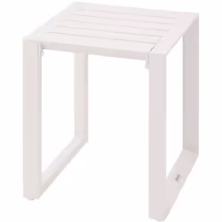 Incontournable pour parfaire l'aménagement d'un salon d'extérieur, la table d'appoint carrée "ALLURE" Hespéride allie design  ...