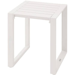 Hesperide - Table d appoint carrée Allure avoine 44 x 44 x 55cm en aluminium - Hespéride