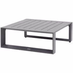 Idéale pour aménager un salon d'extérieur et profiter de moments de partage en été, la table basse de jardin carrée "ALLURE"  ...