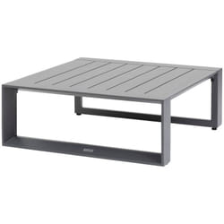 Hesperide - Table basse de jardin carrée Allure graphite 79 x 79 x 30cm en aluminium - Hespéride