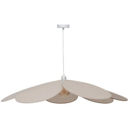 Atmosphera - Suspension pétales D100 lin beige Naya