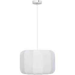Lampe de plafond en coton de 37 cm avec câble réglable - un design élégant qui apporte une atmosphère chaleureuse à chaque in ...