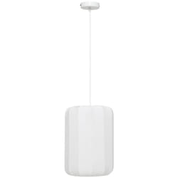 Atmosphera - Suspension Tobie coton blanc D25cm créateur d'intérieur