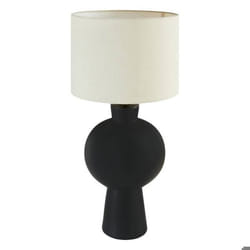 Lampe À Poser Yulia 59 Cm Céramique Noir Atmosphera