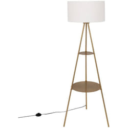 Atmosphera - Lampadaire trépied Arthus 163 cm métal doré