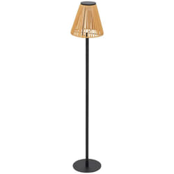 Atmosphera - Lampadaire d extérieur solaire et usb Kessy beige H108cm créateur d'intérieur