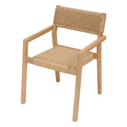 Hesperide - Lot de 2 fauteuils de salon de jardin Temeira acacia et texaline - Hespéride