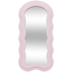 Atmosphera - Miroir vague Ayna rose 60x30cm créateur d'intérieur