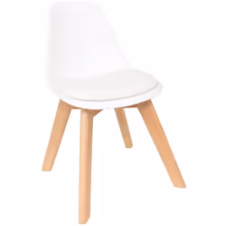 Classique du design contemporain, la chaise enfant "Baya" Atmosphera for kids offre une assise moulée et garnie d'un coussin  ...