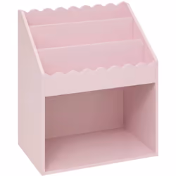 Idéale pour aménager un coin lecture dans une chambre d'enfant, la bibliothèque "Antea" Atmosphera for kids offre des contour ...