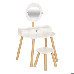 Coiffeuse Enfant Bella Blanc L60,7xp42xh89,2cm Atmosphera Créateur D'Intérieur
