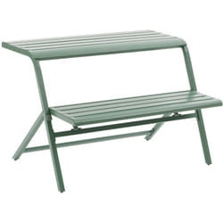 Hesperide - Ensemble table et banc de balcon Drilia olive - 2 places - Hespéride