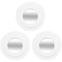 3 miroirs Emily blanc D25cm Atmosphera créateur d'intérieur