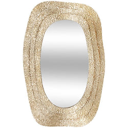 Miroir Brenda doré 89x58cm - Atmosphera créateur d'intérieur