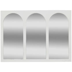 Atmosphera - Miroir Sohane blanc 91x66cm créateur d'intérieur