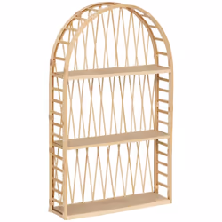 Très naturelle, l'étagère murale "Anahi" Atmosphera se fondra volontiers dans un intérieur au style exotique et authentique.  ...