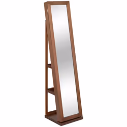 Véritable meuble 2 en 1, l'armoire à bijou "Vivia" Atmosphera est à la fois un miroir parfait pour se voir en pied et un rang ...