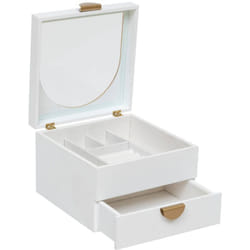 Atmosphera - Boîte à bijou Wild bois blanc 20x20cm créateur d'intérieur