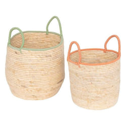 2 Paniers Wild Beige - Atmosphera Créateur D'Intérieur