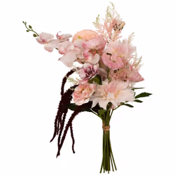 Romantique et hyperréaliste, le bouquet de fleurs artificielles "Wild" Atmosphera est idéal pour ajouter une note bucolique e ...