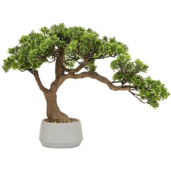Atmosphera - Bonsaï artificiel en pot Polin pot en céramique vert H45cm créateur d'intérieur