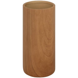 Atmosphera - Vase cylindre Sao céramique marron H20cm créateur d'intérieur