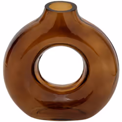 Réalisé en verre fumé, le vase "Circle" Atmosphera séduira les adeptes d'accessoires déco au look vintage. De format harmonie ...