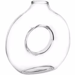 Réalisé en verre fumé, le vase "Circle" Atmosphera séduira les adeptes d'accessoires déco au look vintage. De format harmonie ...