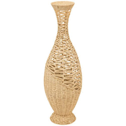 Vase Clay fibre végétale beige H90cm Atmosphera créateur d'intérieur