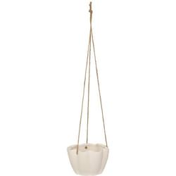 Cache-pot suspendu Wild céramique blanc D17xH10,5cm Atmosphera créateur d'intérieur