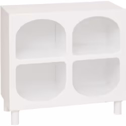 Organisez la chambre de votre enfant avec style et efficacité grâce à la Commode Pour Enfant 4 Niches Tara Blanc d’Atmosphera ...