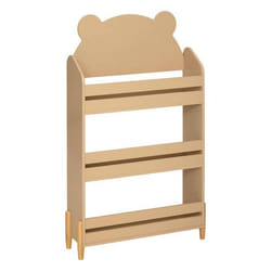 Bibliothèque Enfant 3 Niveaux Ourson Mdf Beige Atmosphera