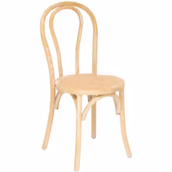 Authentique et naturelle, la chaise bistrot "Drevo" Atmosphera est réalisée en bois d'orme massif, délicatement blanchi pour  ...