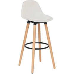 Chaise de bar haute Maxon Blanc Atmosphera